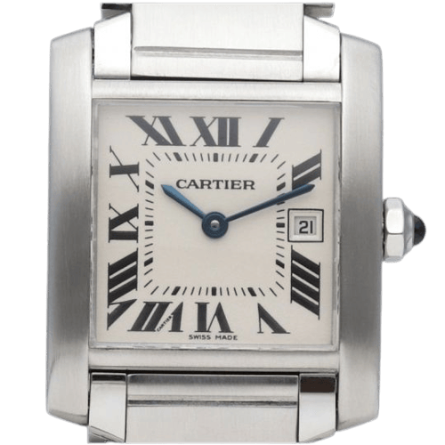 Cartier Tank Française - Klocka i stål 