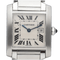 Montre Cartier Tank Française - Montre en acier 58 Facettes MT46795
