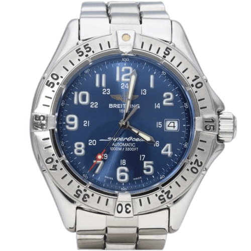 Montre Breitling Superocean - Montre 41 mm en acier 58 Facettes MT46152