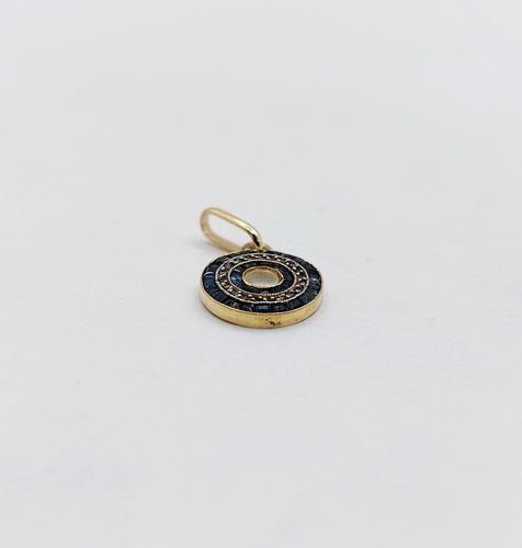 Pendentif Pendentif Art déco en or 18k, perle, diamants et saphirs 58 Facettes A07462