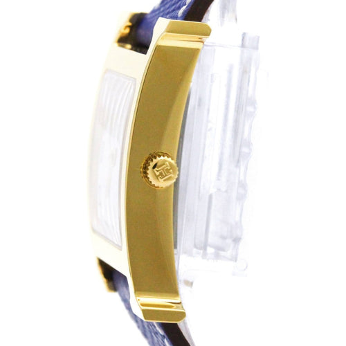 Hermès Heure H - Montre quartz en acier et cuir 58 Facettes x96jfl8qds
