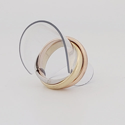 Bague 51 Cartier Trinity - Bague trois ors 58 Facettes 55555