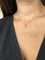 Collier Collier demi-lune en or rose 18K et diamants 58 Facettes