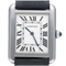 Montre Cartier Tank Solo - Montre en cuir noir 58 Facettes MT47180