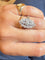 Bague 55.5 Bague marquise en or blanc et diamants 58 Facettes alcool