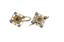 Boucles d'oreilles Boucles d'oreilles vintage en or jaune 18K, saphirs bleus et perles 58 Facettes