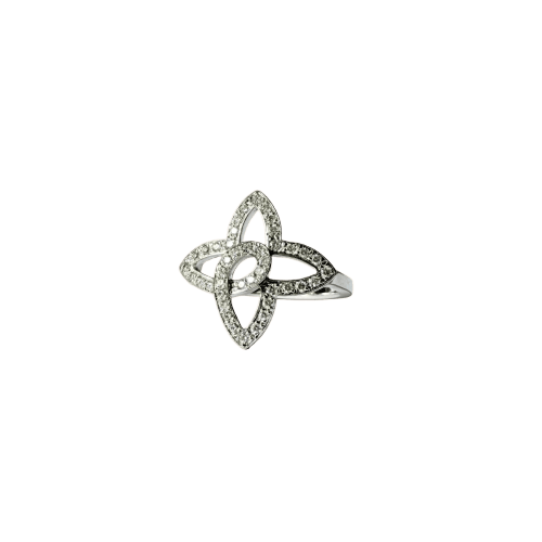 Bague 52 Louis Vuitton Blossom - Bague en or gris et diamants 58 Facettes