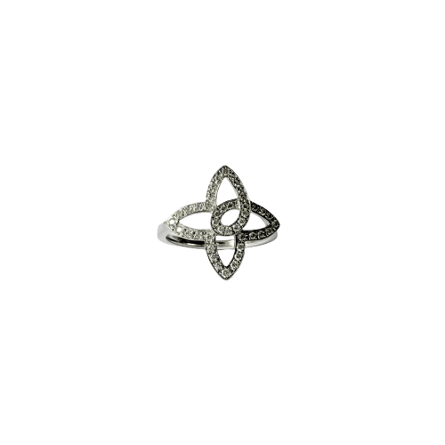 Bague 52 Louis Vuitton Blossom - Bague en or gris et diamants 58 Facettes