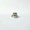 Bague 44 Bague en or gris, diamants et émeraudes vers 1950 58 Facettes