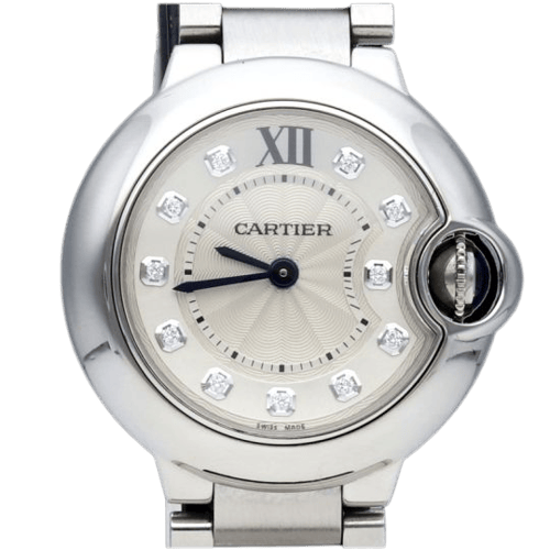Montre Cartier Ballon Bleu - Montre en acier et diamants 58 Facettes MT47208