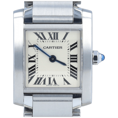 Montre Cartier Tank Française - Montre en acier 58 Facettes MT47325