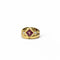 Bague 53 Bague croisillons en or jaune 18K rubis et diamants 58 Facettes REF2575-343