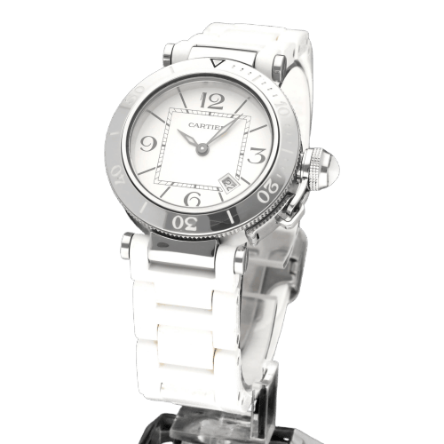 Montre Cartier - Montre Pasha Seatimer 3025 en acier 58 Facettes CRT/PSA/005