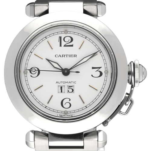 Montre Cartier - Montre Pasha C 2475 en acier 58 Facettes CRT/PSA/006