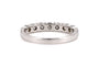 Bague 54 Bague contemporaine en or blanc 18 carats et diamants 58 Facettes B887