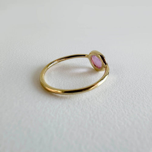 Bague 57 Love More - Bague en or 18K et saphir rose 58 Facettes GBR1206YK79