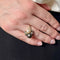 Bague 47 Bague bouquet de perles en or gris 18K et diamants 58 Facettes REF2573-340