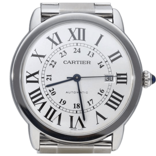 Montre Cartier Ronde Solo - Montre en acier 58 Facettes MT47203