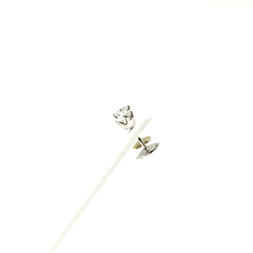 Boucles d'oreilles Boucles d'oreilles puces en or blanc et diamants 58 Facettes Z15B51467