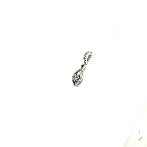 Pendentif Pendentif en or blanc et diamants 58 Facettes Z15B51651