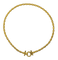 Halsband med Länk korslänkar i gult guld och safirer 