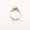 Antik ring Solitær med brolagt diamant i guld og platin_profil.jpg