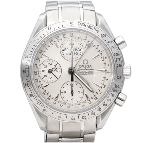 Montre Omega Speedmaster - Montre Day-Date chronographe en acier 58 Facettes MT47159