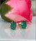 Boucles d'oreilles ALGT - Boucles d'oreilles en or jaune et émeraudes 58 Facettes earrings