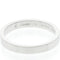 Bague 58 Cartier C de Cartier - Alliance en platine avec diamant 58 Facettes sf0e426lkh