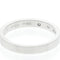 Bague 58 Cartier C de Cartier - Alliance en platine avec diamant 58 Facettes sf0e426lkh