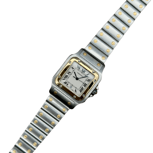 Cartier Santos Galbée – Ocelové hodinky, reference 187901 