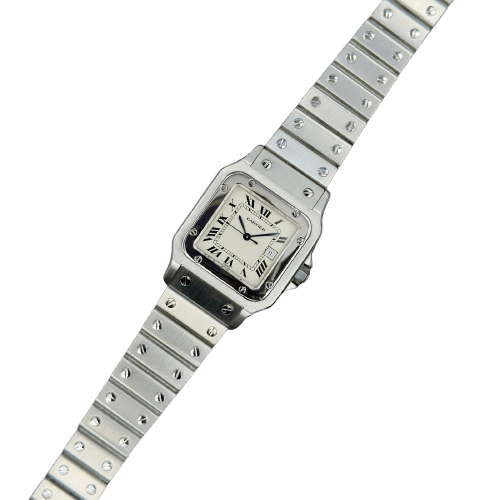 Cartier Santos - Hranaté hodinky 2960 z oceli 