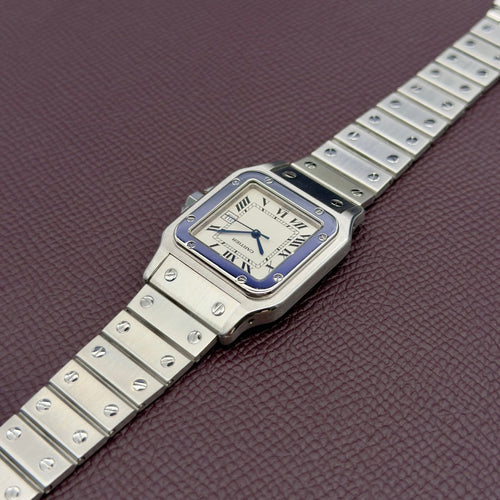 Montre Cartier Santos - Montre Carrée 2960 en acier 58 Facettes 067