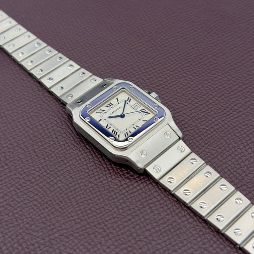 Montre Cartier Santos - Montre Carrée 2960 en acier 58 Facettes 067