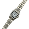 Cartier Santos – Čtvercové hodinky 2960 z oceli, náramek Godron 