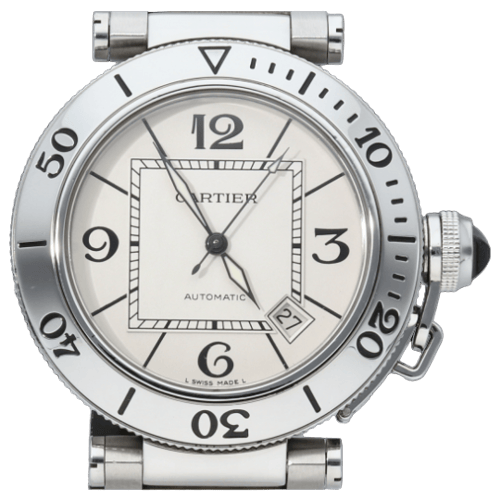 Montre Cartier Pasha Seatimer - Montre en acier 58 Facettes MT47176