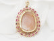 Pendentif Pendentif camée en or jaune 18 ct, rubis et diamants 58 Facettes 33399