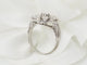 Bague 50 Bague marguerite en or blanc 18k et diamants 58 Facettes 33515