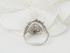 Bague 50 Bague marguerite en or blanc 18k et diamants 58 Facettes 33515