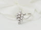 Bague 53.5 Bague vintage en or blanc 18 ct et diamants 58 Facettes 33504