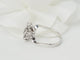 Bague 53.5 Bague vintage en or blanc 18 ct et diamants 58 Facettes 33504