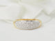 Bague 57 Bague jonc en or jaune 18 kt et diamants 58 Facettes 33501