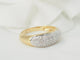 Bague 57 Bague jonc en or jaune 18 kt et diamants 58 Facettes 33501