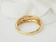 Bague 57 Bague jonc en or jaune 18 kt et diamants 58 Facettes 33501