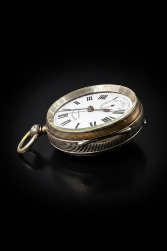 Montre English Lever - Orologio de tasca en argent 58 Facettes