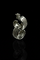 Boucles d'oreilles Boucles d’oreilles - Créoles bombées en or blanc et diamants 58 Facettes