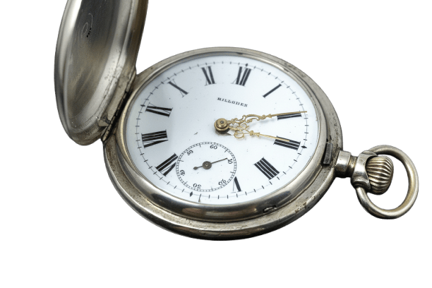 Montre Billodes Zenith - Montre de poche en argent 800 58 Facettes
