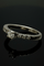 Bague 54 Biandrate Gioielli - Bague en or blanc 18 carats et diamants 58 Facettes