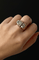 Bague 61 Art déco - Bague en or jaune et blanc 18K diamants 58 Facettes