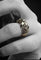 Bague 56 Mille Fili - Bague bombée en or blanc 18K diamants 58 Facettes
